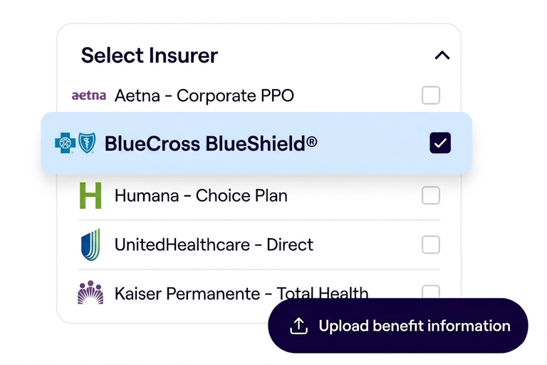 Upload your drug benefits